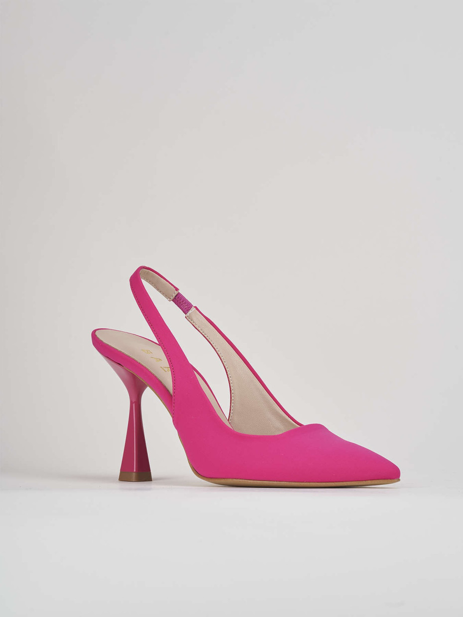 Pumps heel 9 cm pink licra