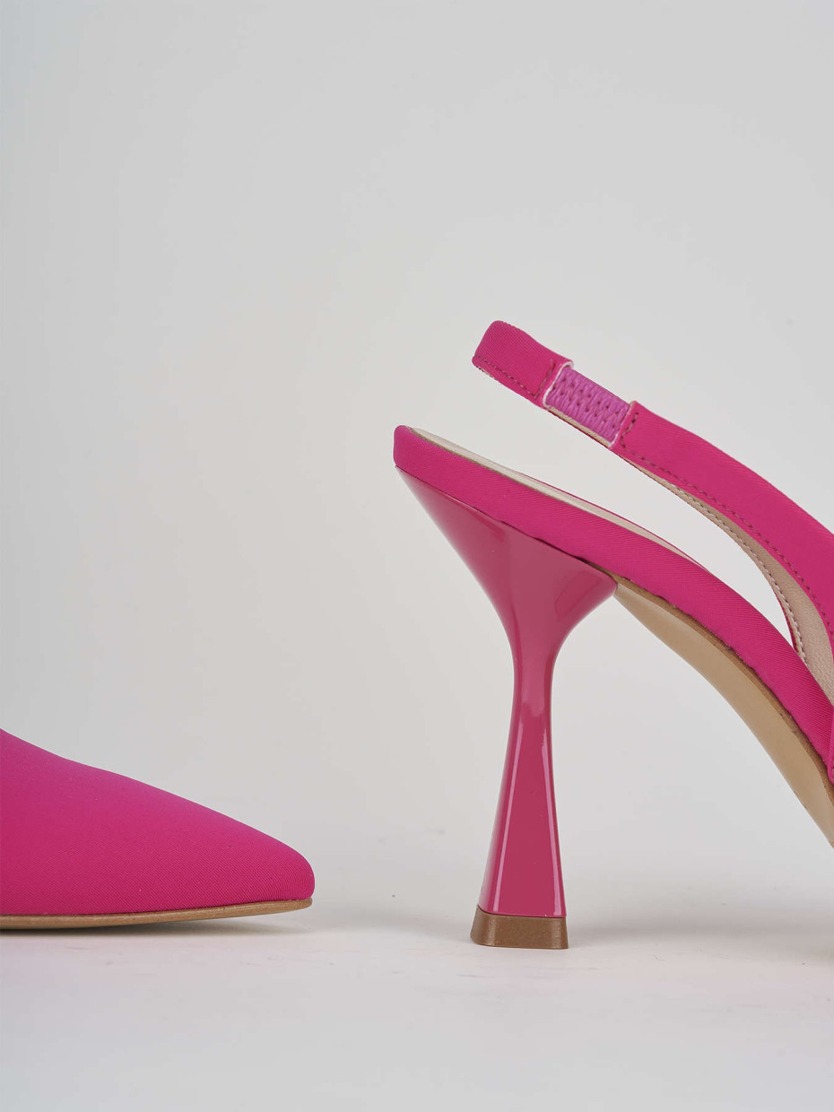 Pumps heel 9 cm pink licra