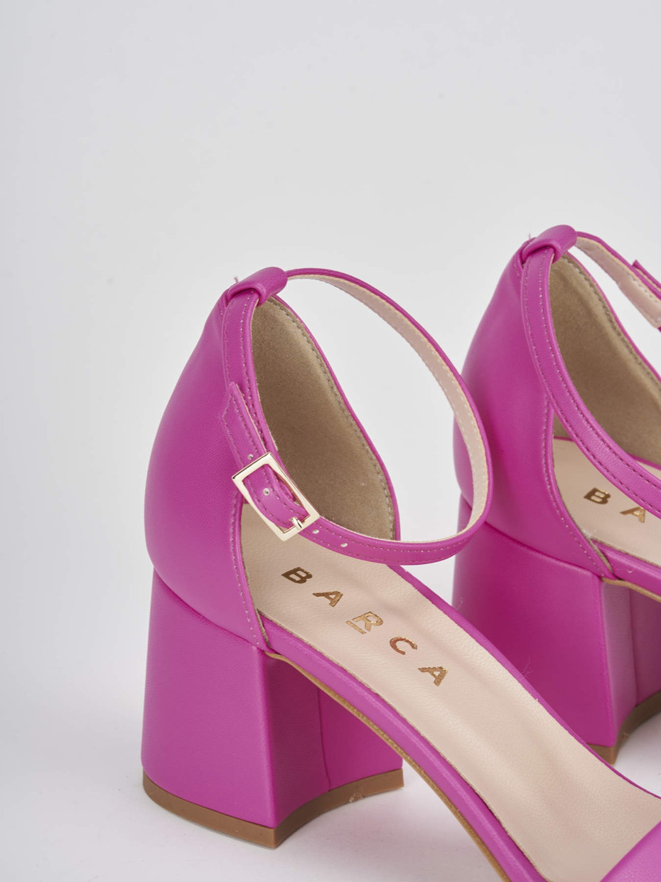 Pink high store heel sandals uk