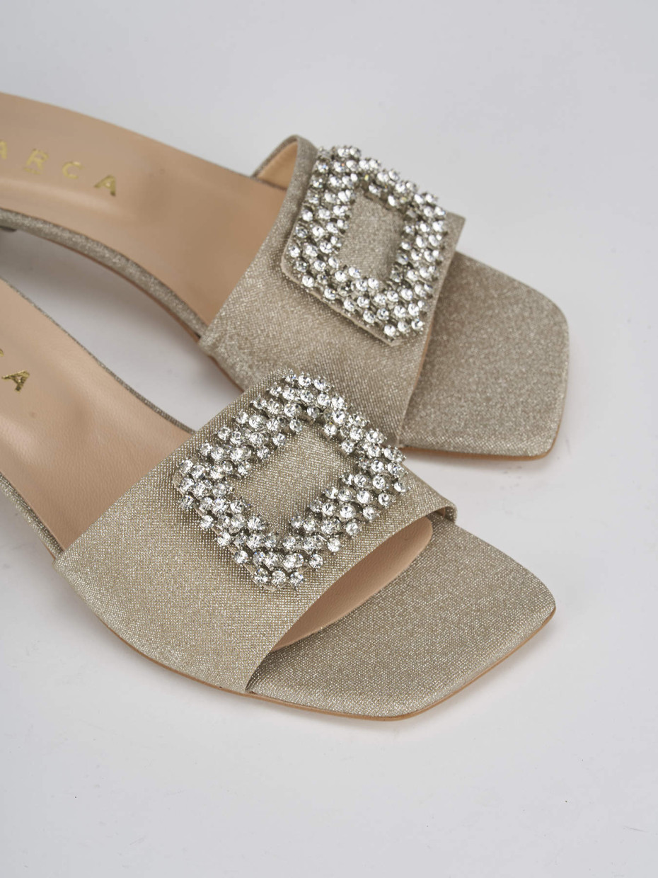 Gold sparkle slippers hot sale