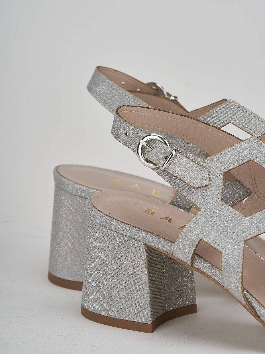 Sandali argento glitter new arrivals