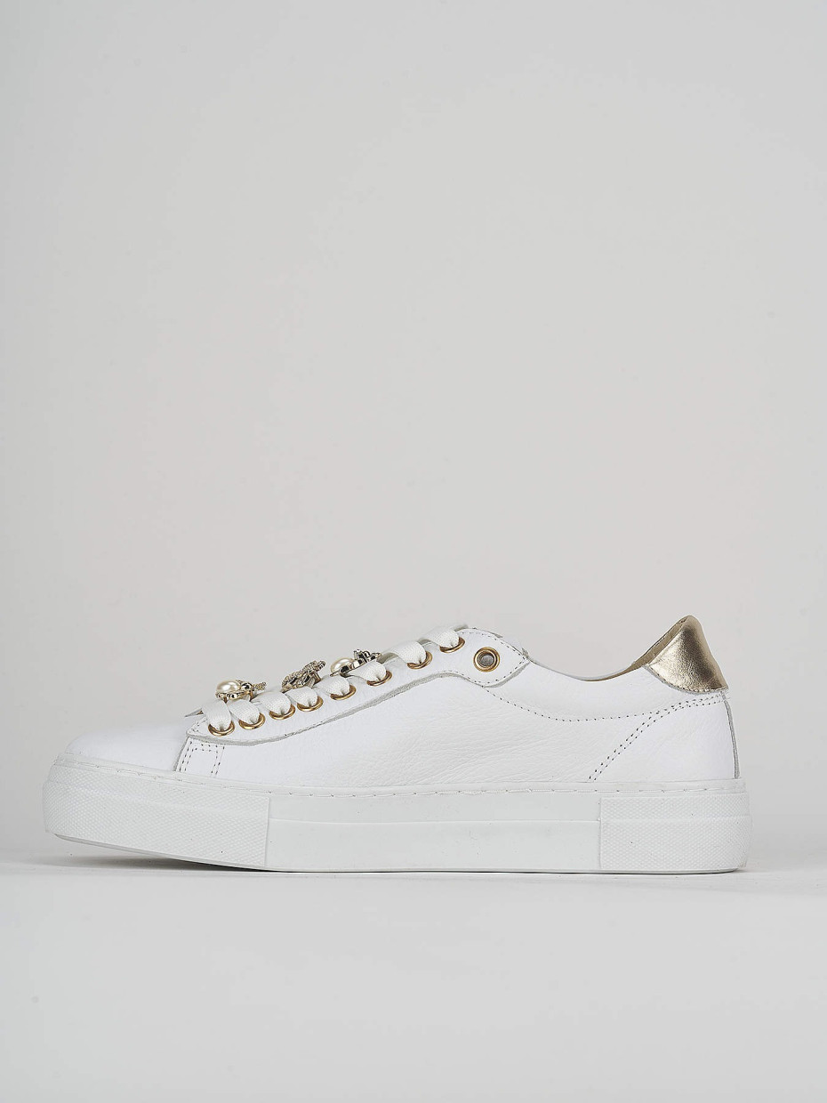 Sneakers pelle bianco