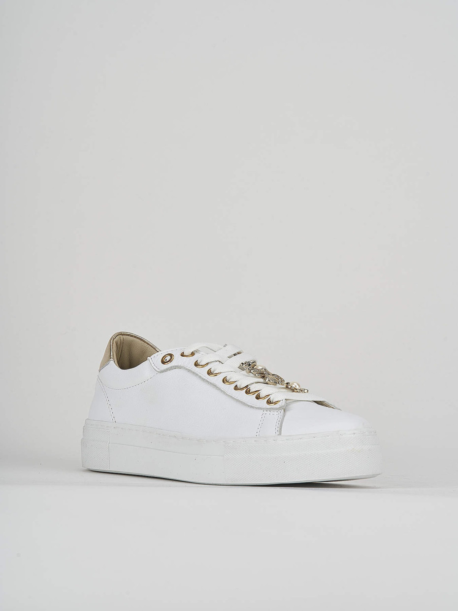 Sneakers pelle bianco