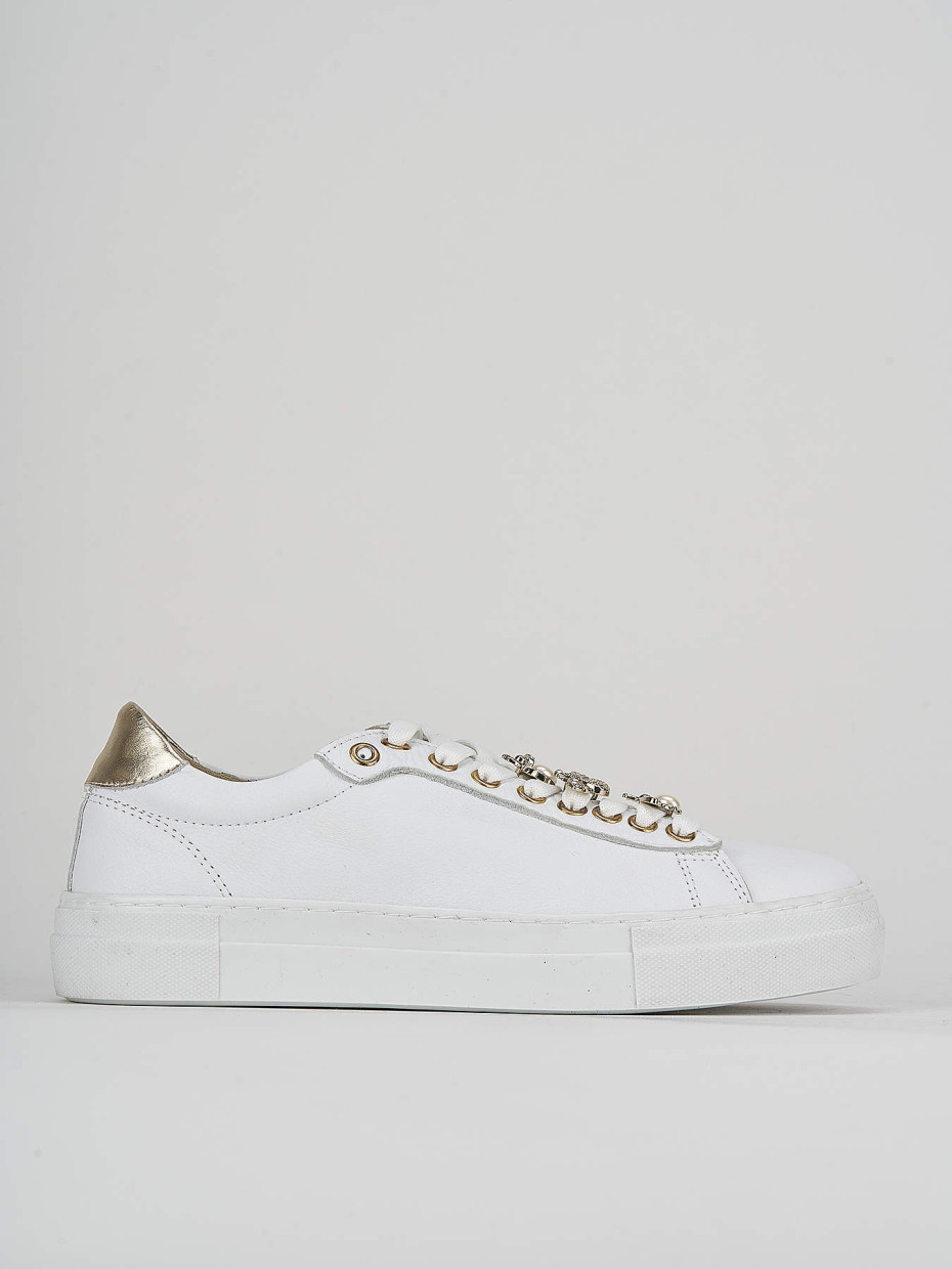 Sneakers pelle bianco