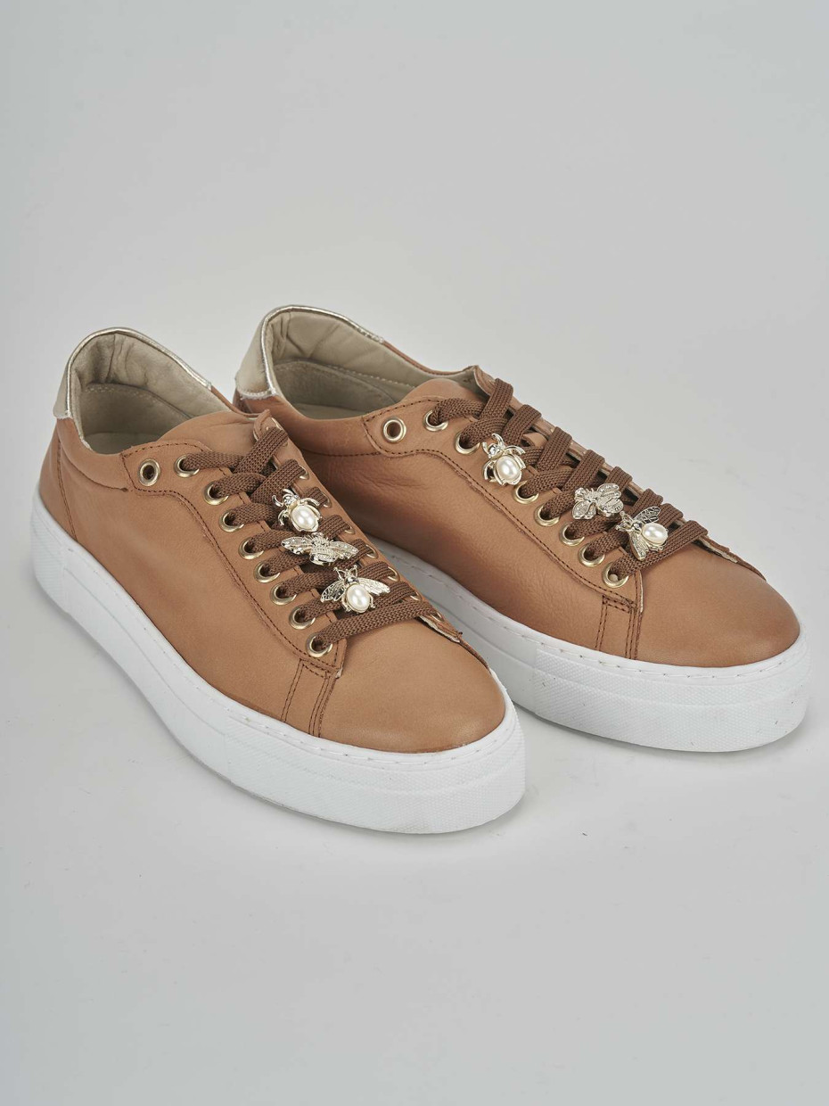 Sneakers pelle marrone