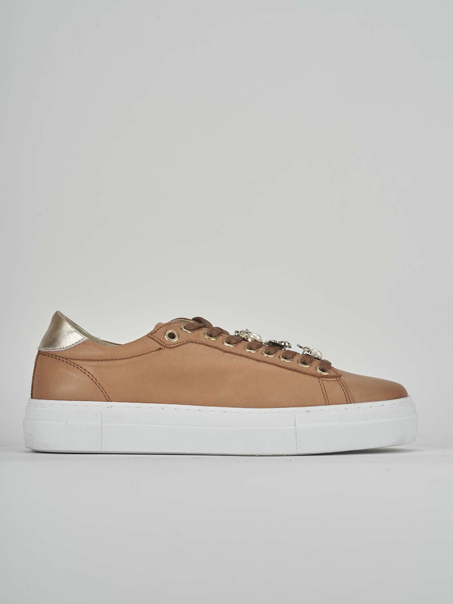 Sneakers pelle marrone