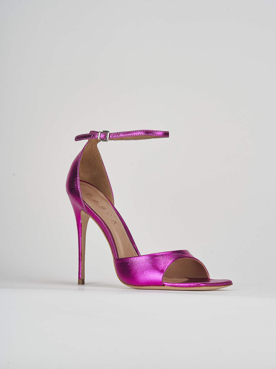 Sandali con tacco rosa top