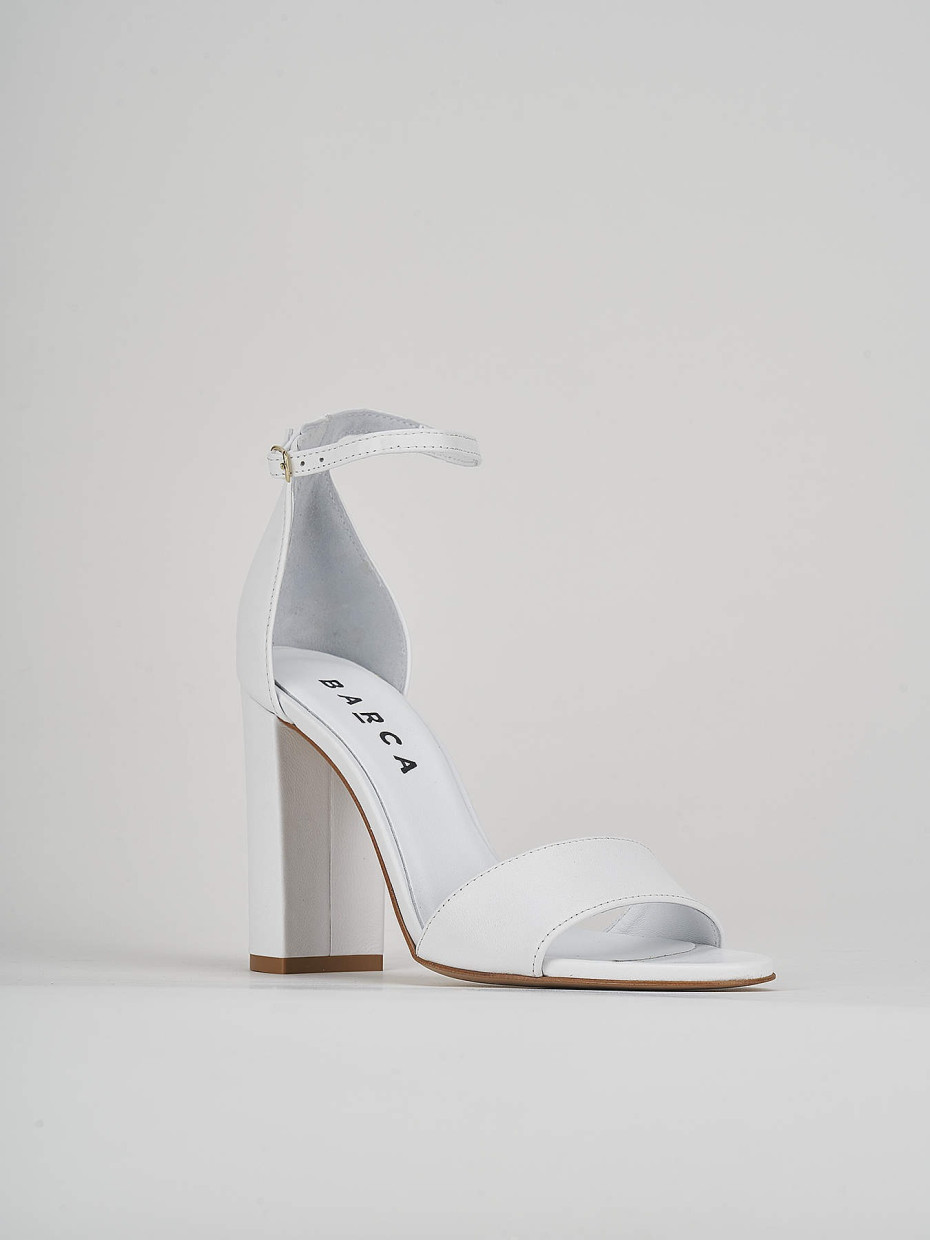 Sandali hotsell tacco bianco