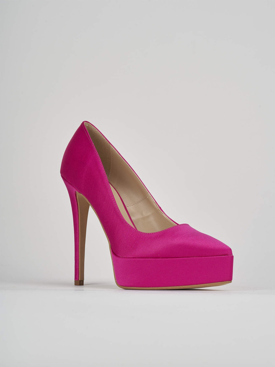 Pumps heel 11 cm pink satin