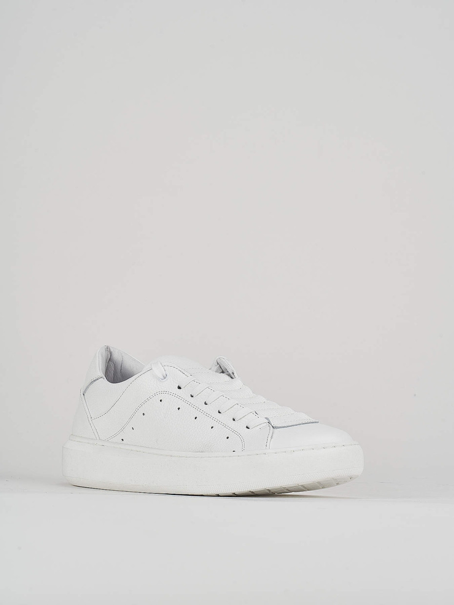 Sneakers pelle bianco