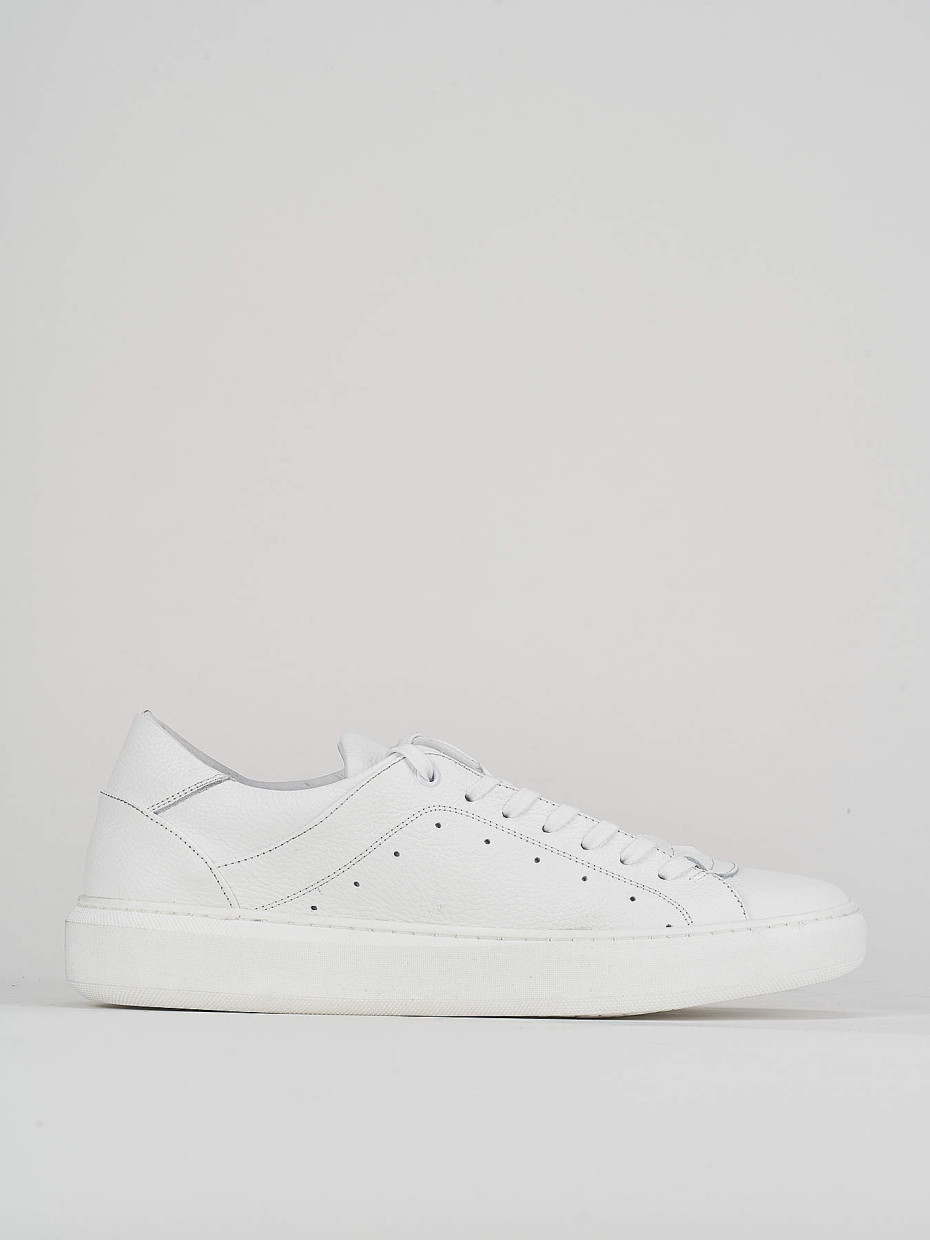 Sneakers man white leather | Barca Stores