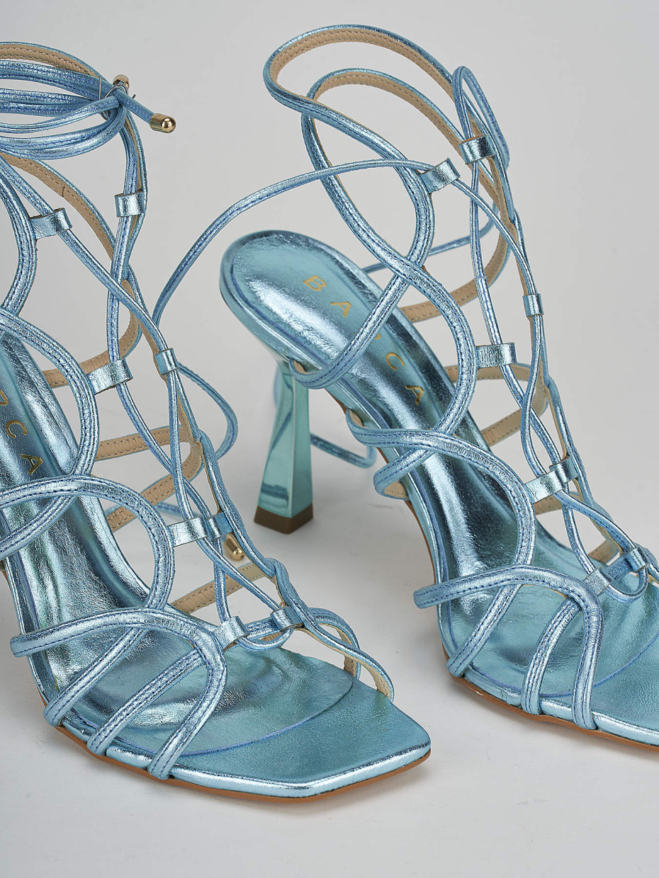 Light blue sandals heels store