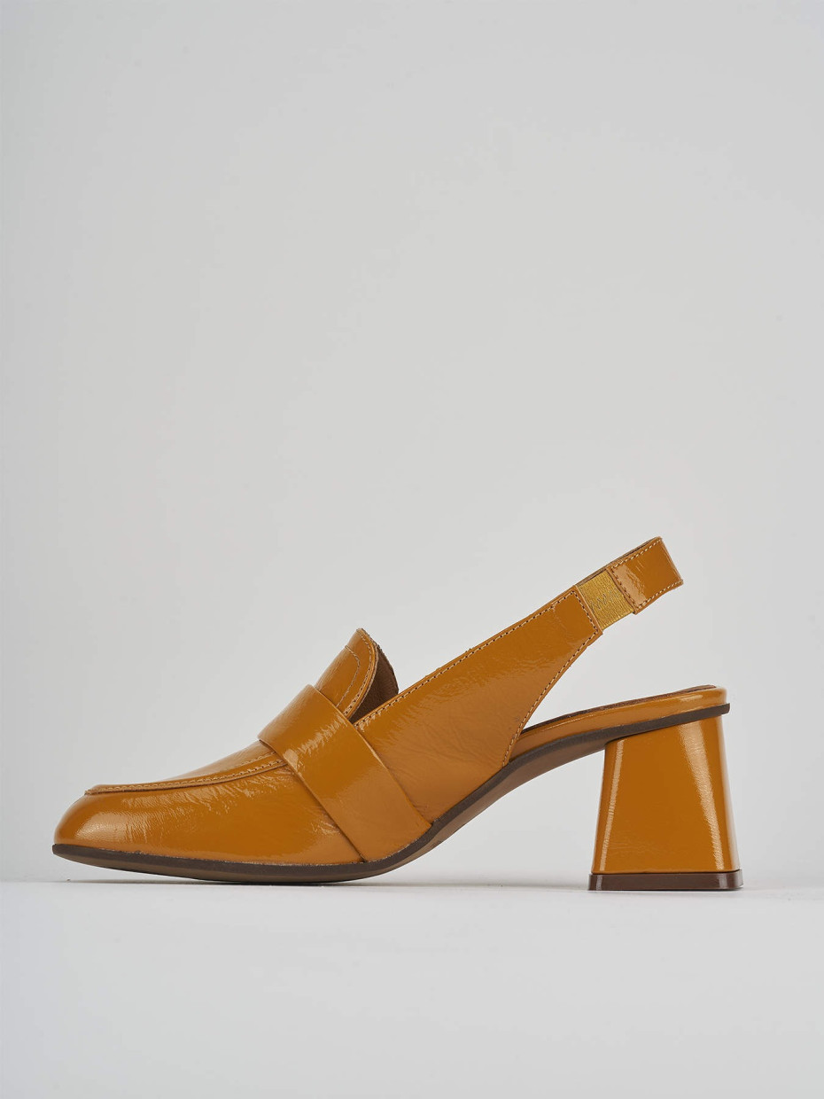 Decollete gialle vernice store