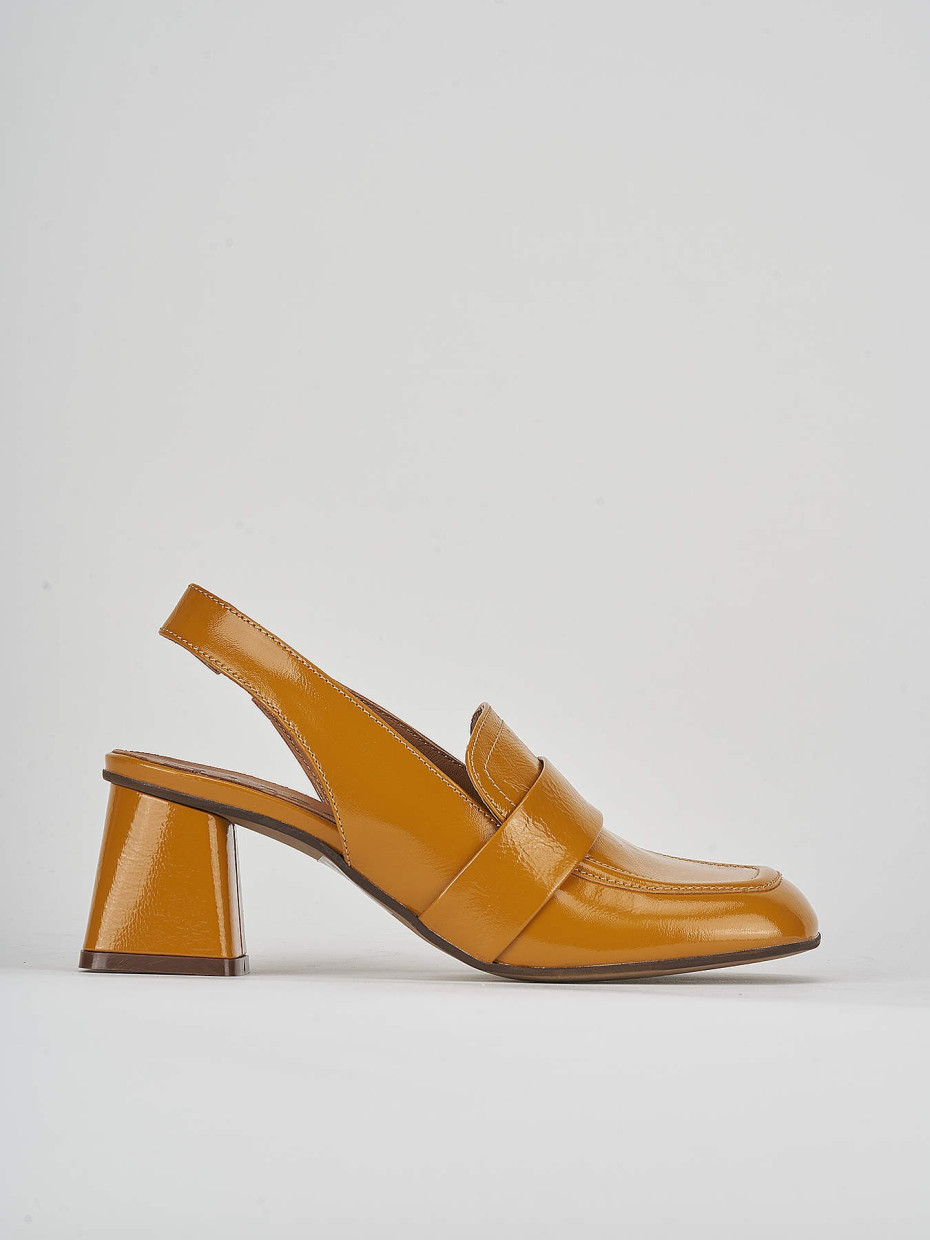 Decollete best sale gialle vernice
