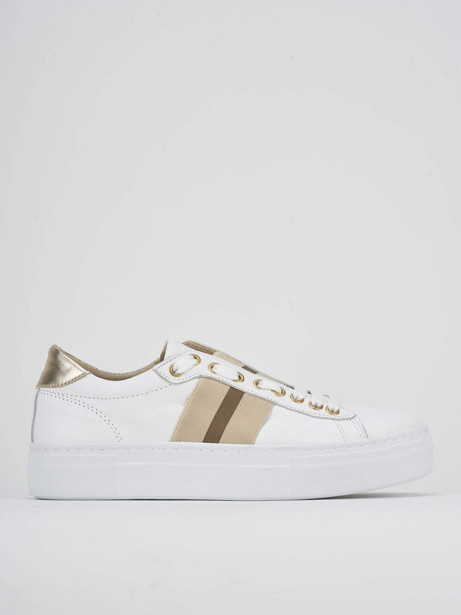 Sneakers pelle bianco