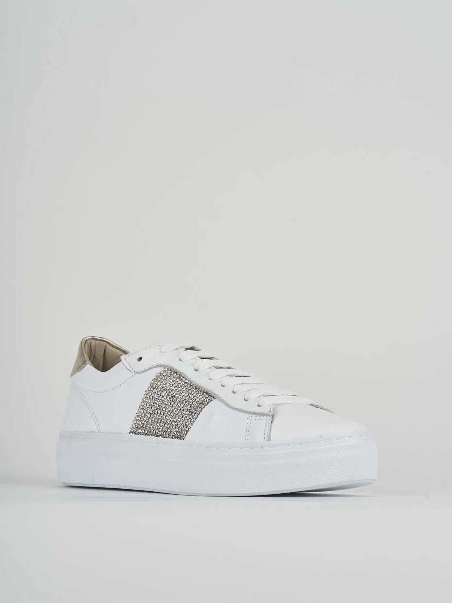 Sneakers pelle bianco