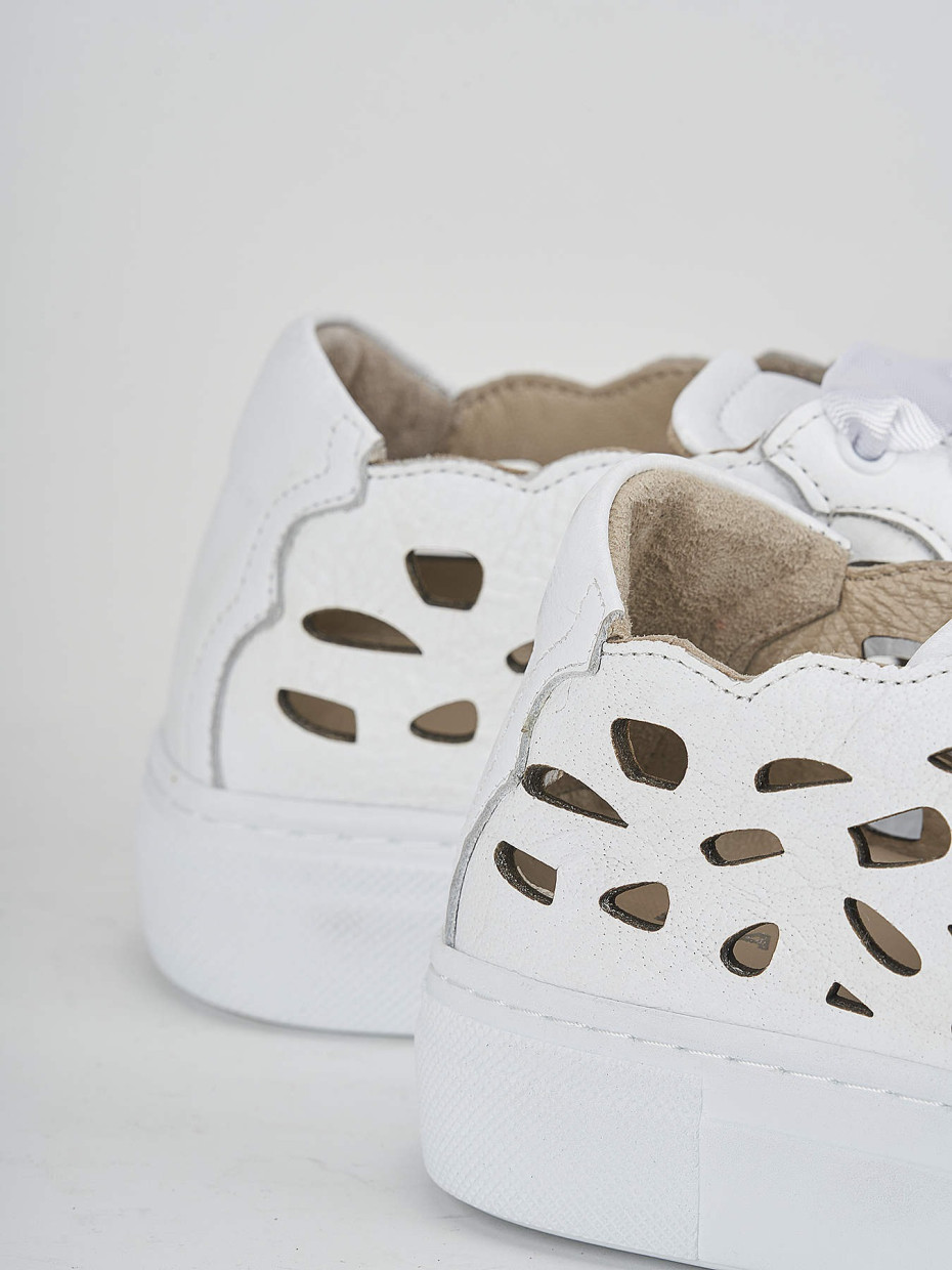 Sneakers pelle bianco