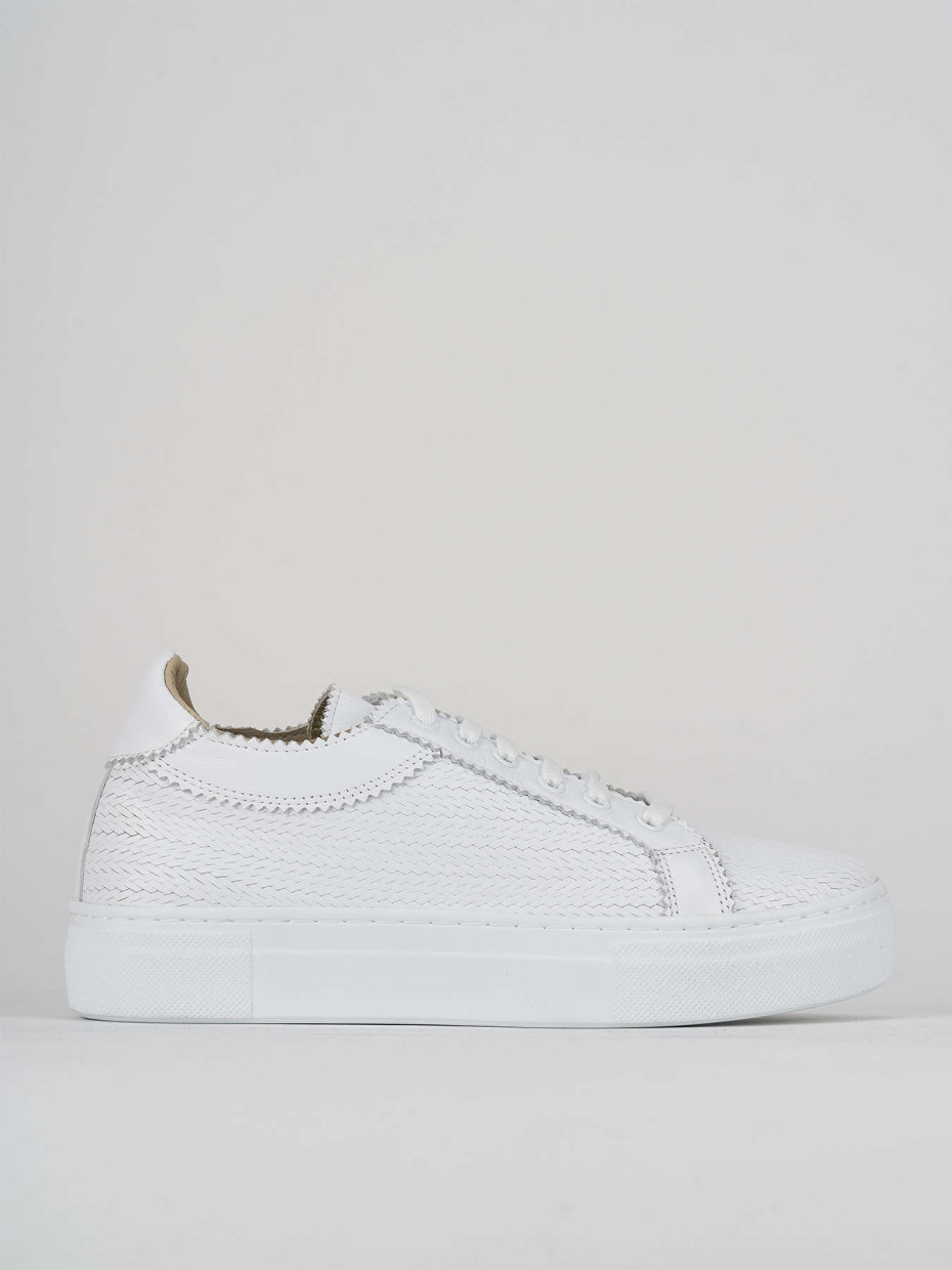 Sneakers pelle bianco