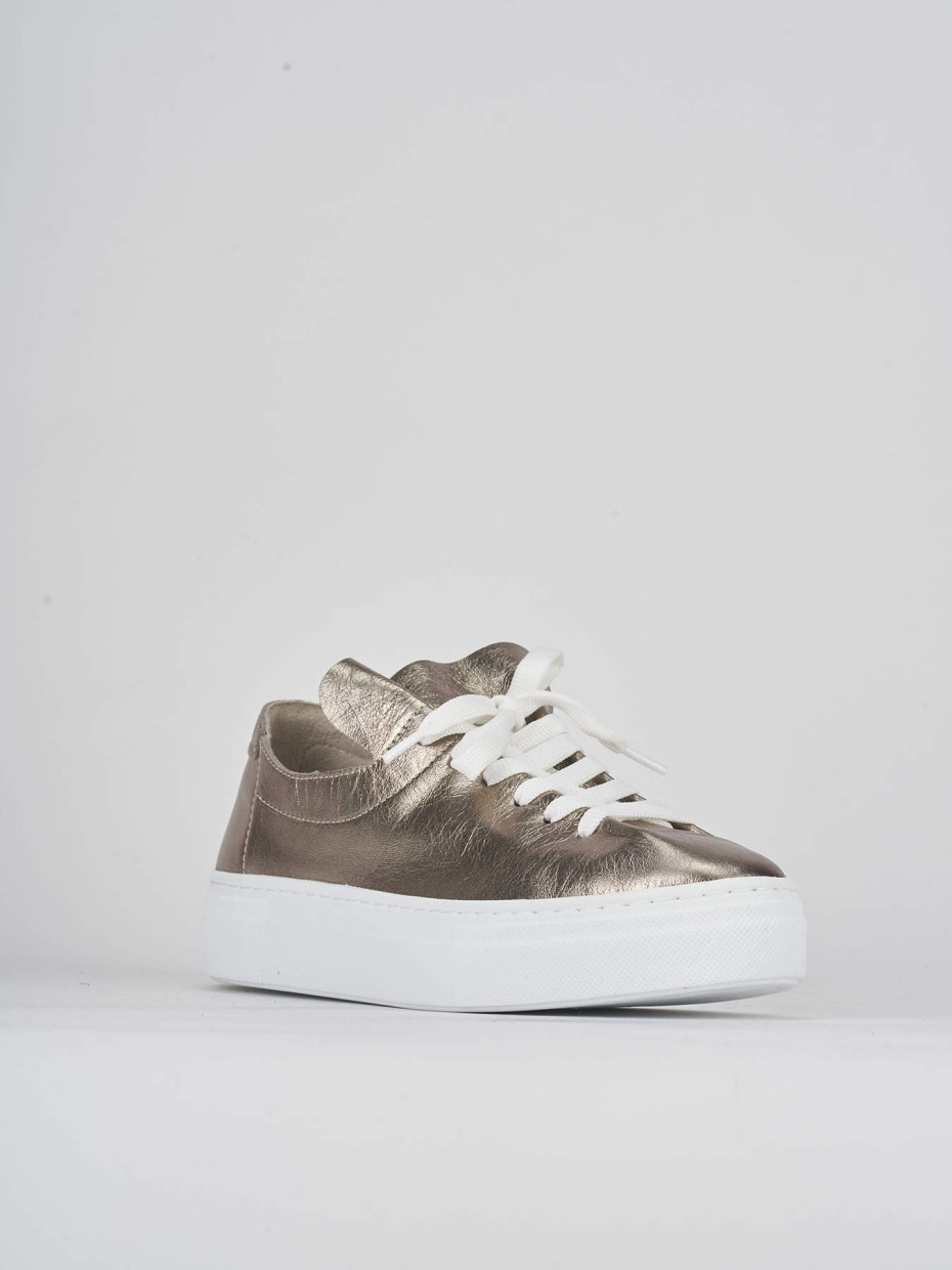 Sneakers silver leather