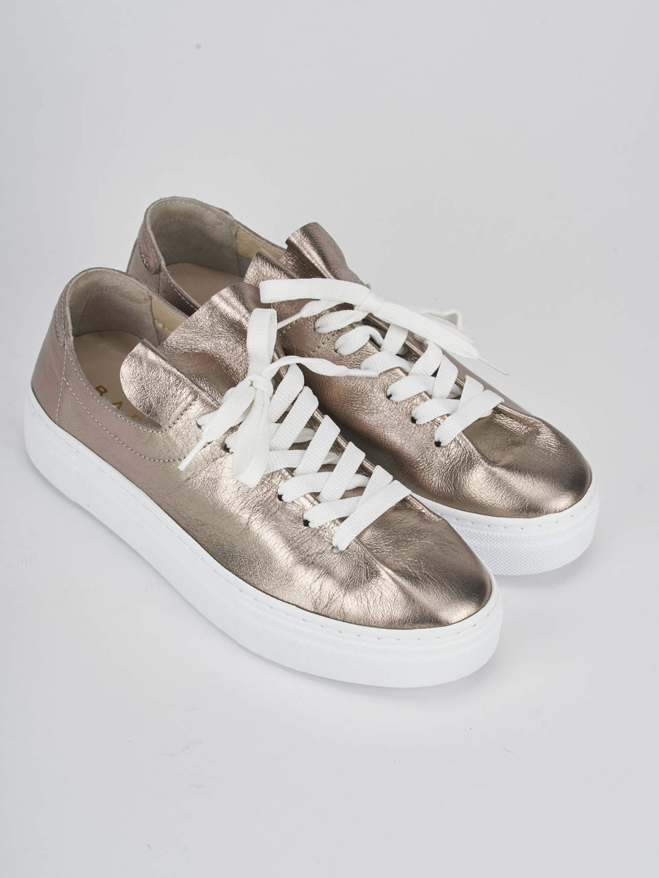 Sneakers silver leather