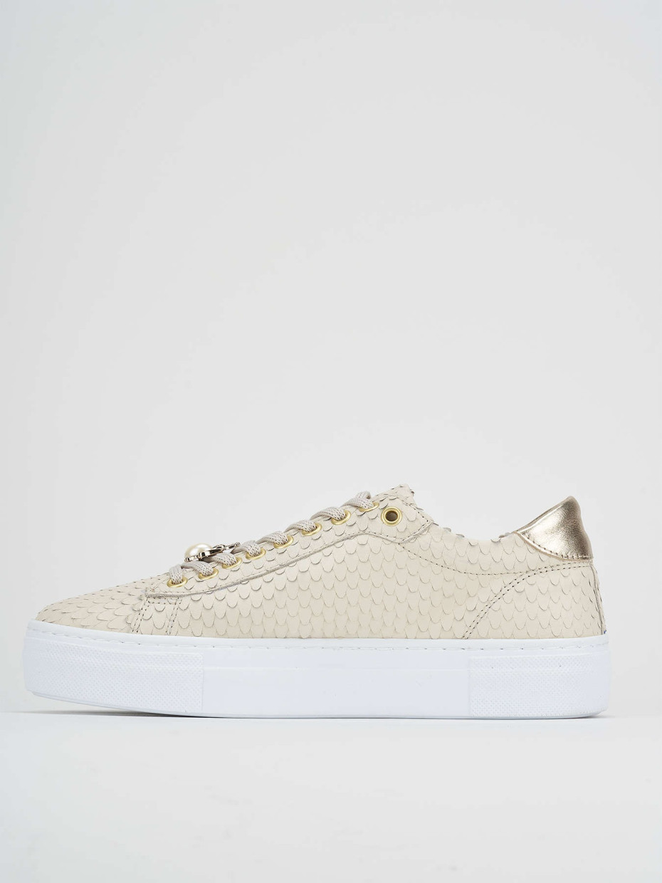 Sneakers white python