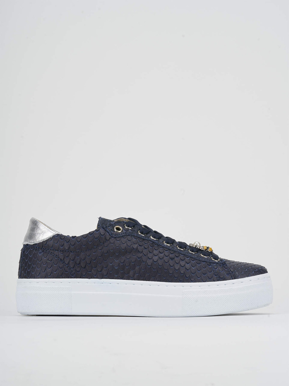 Sneakers pitone blu