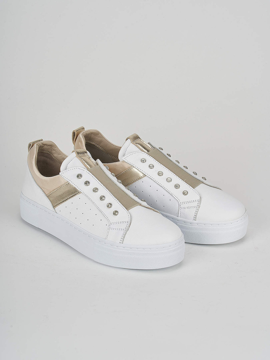 Sneakers pelle bianco