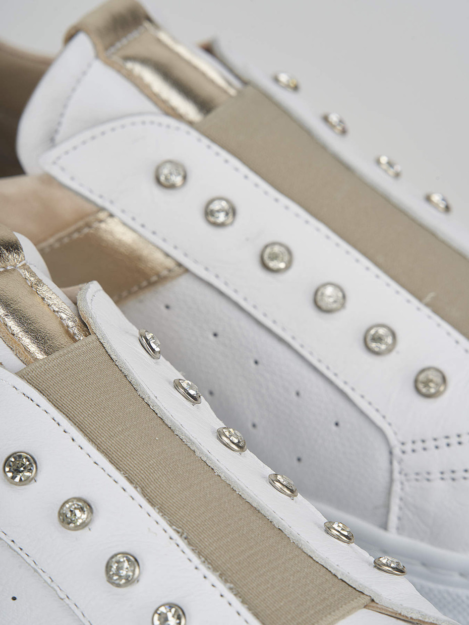 Sneakers pelle bianco