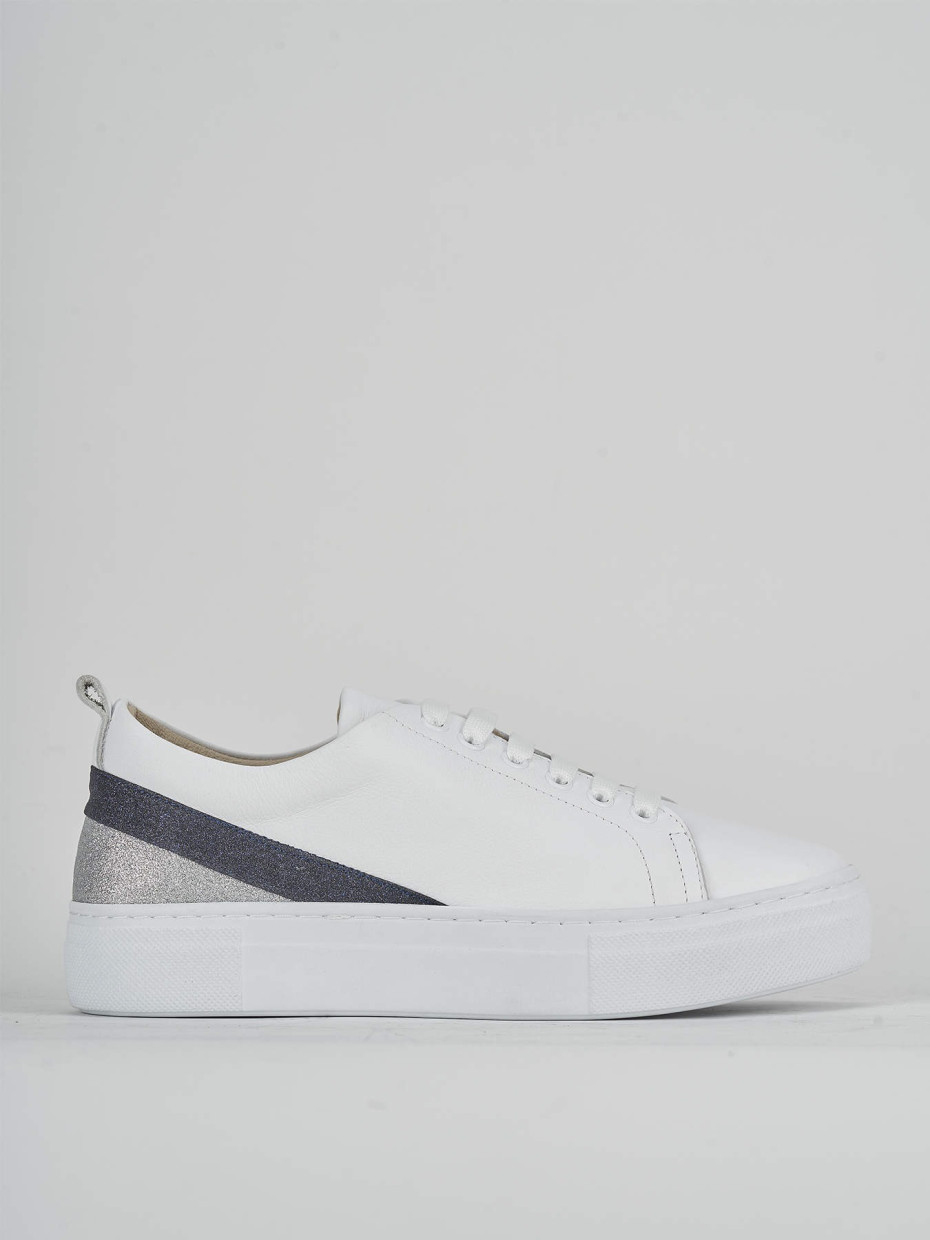 Sneakers pelle bianco