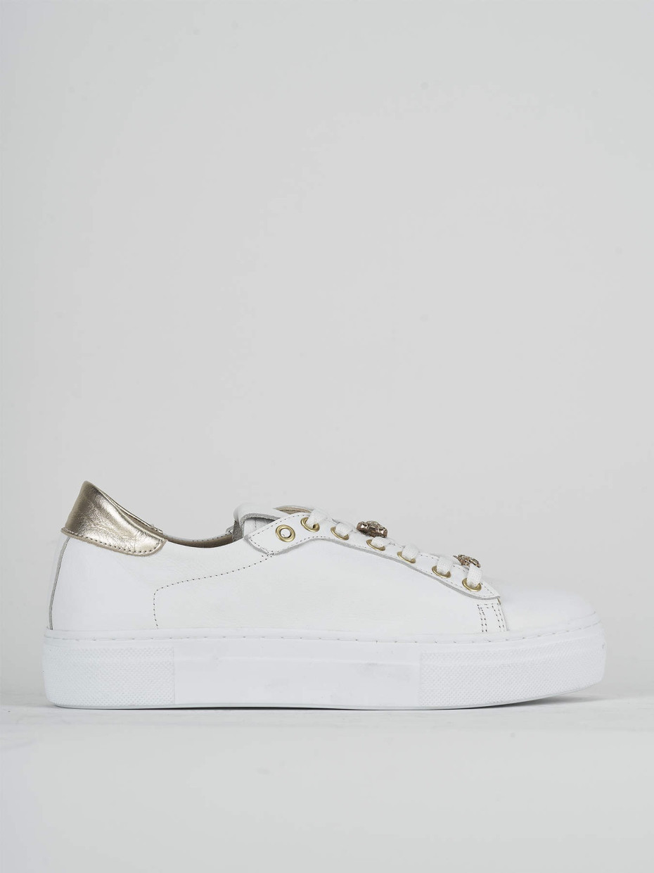 Sneakers pelle oro