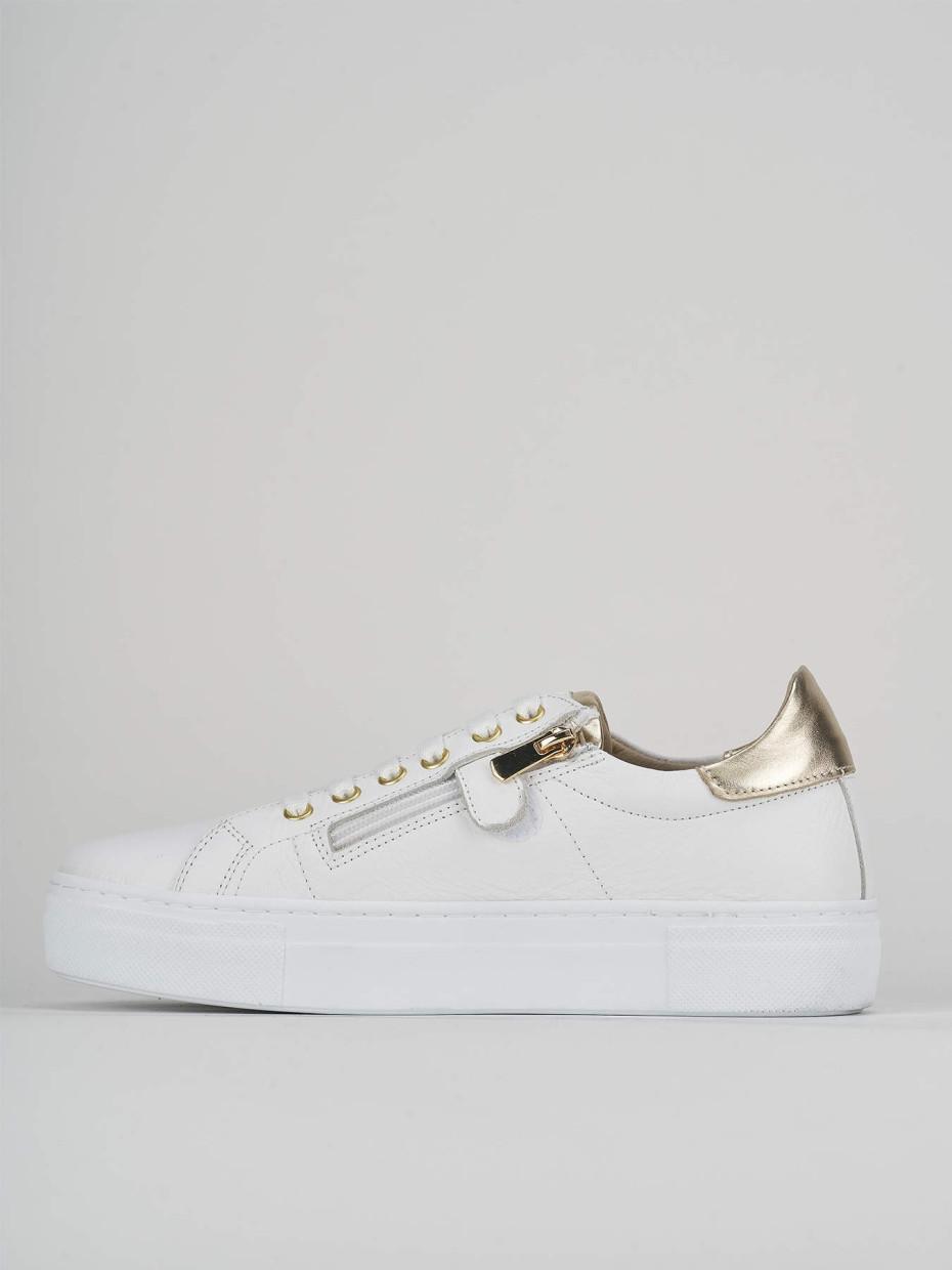 Sneakers pelle bianco