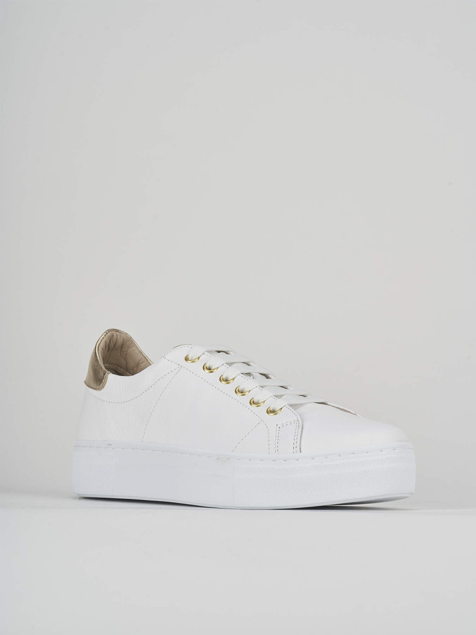 Sneakers pelle bianco