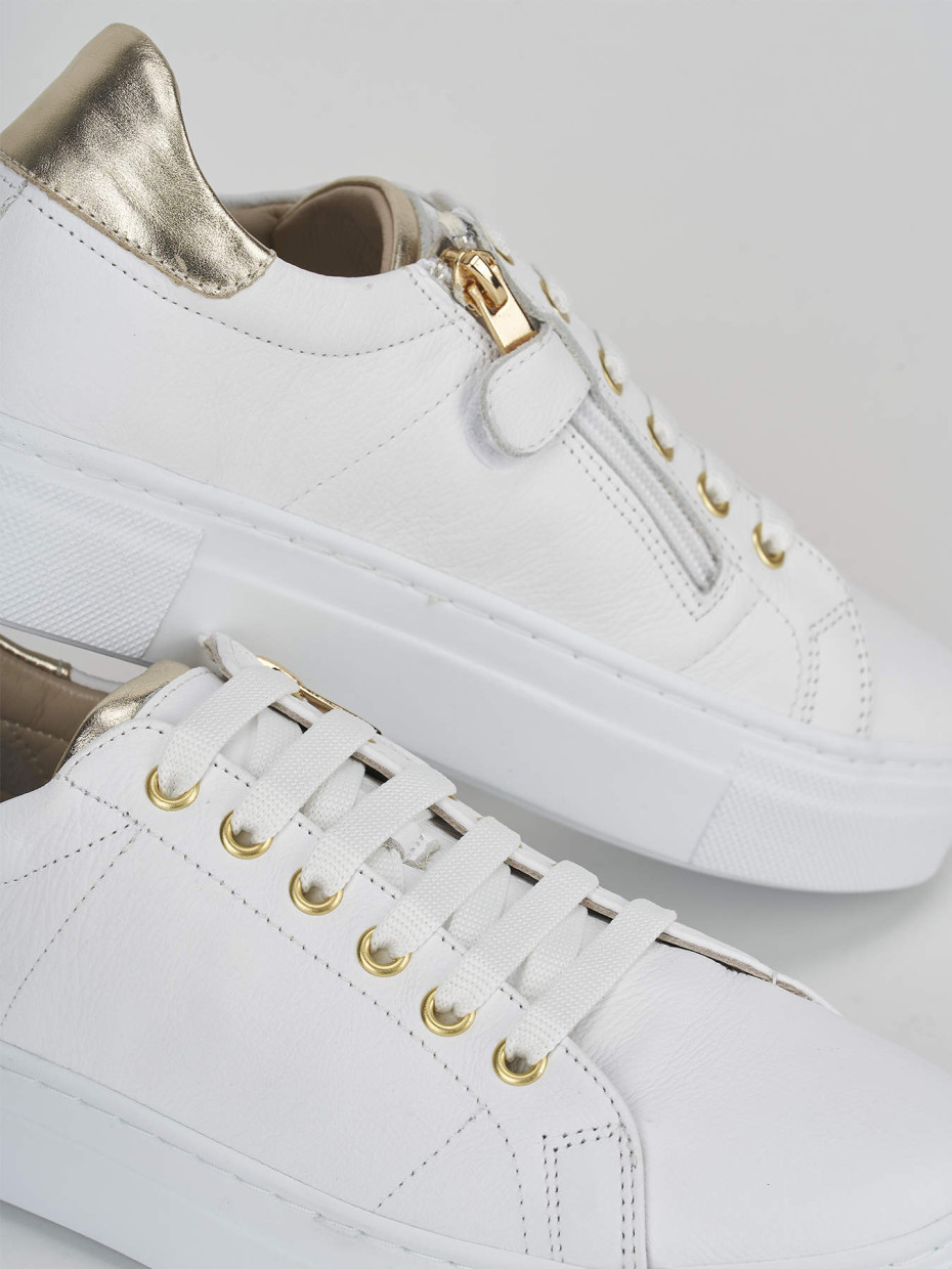 Sneakers pelle bianco