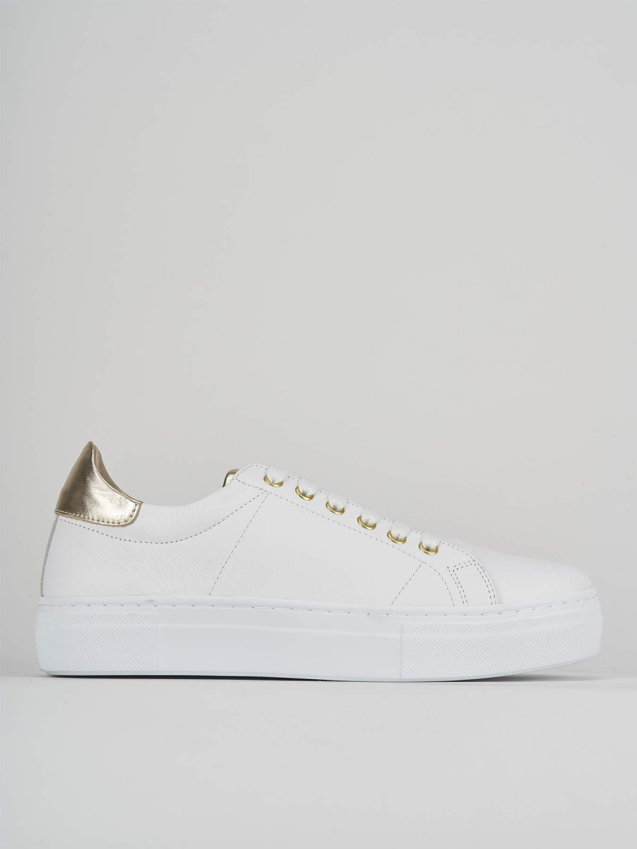 Sneakers pelle bianco