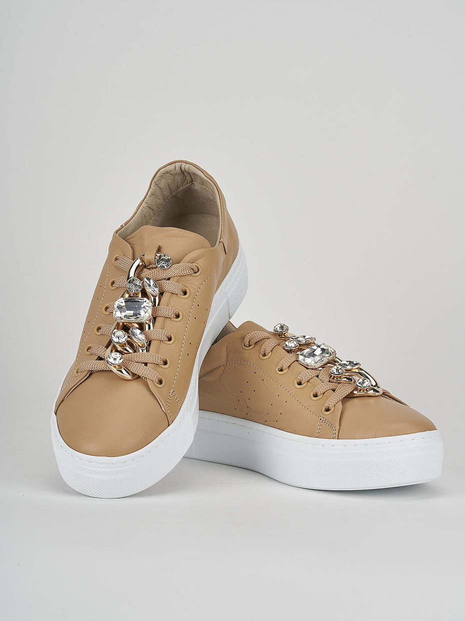 Sneakers pelle marrone