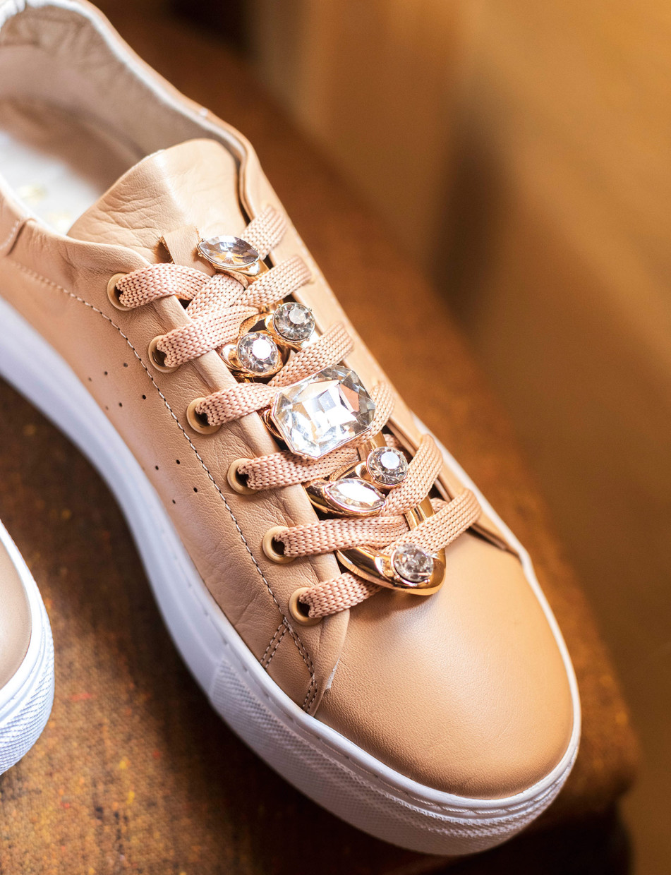 Sneakers pelle marrone deals