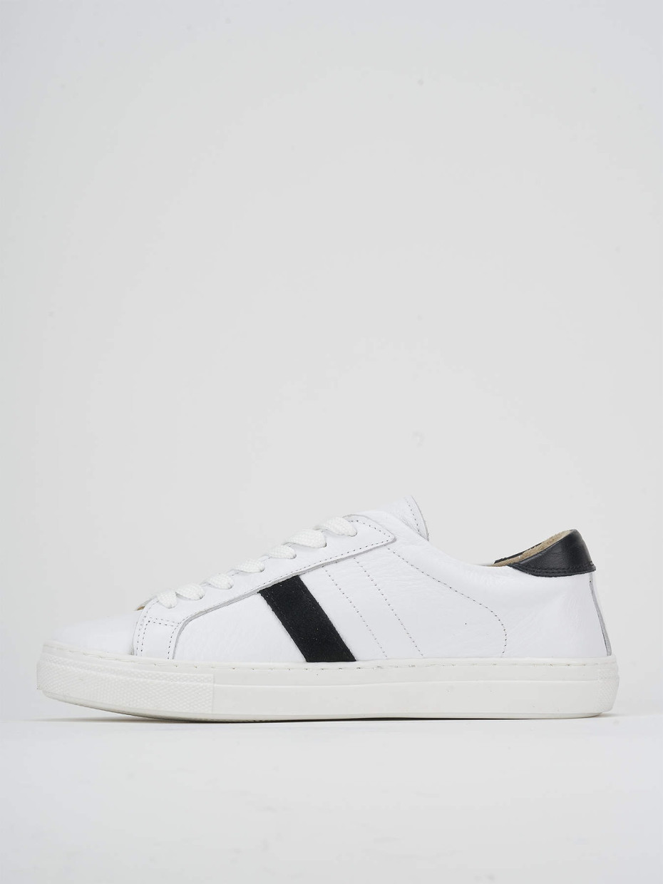 Sneakers pelle bianco