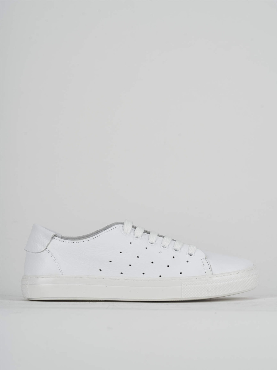 Sneakers pelle bianco