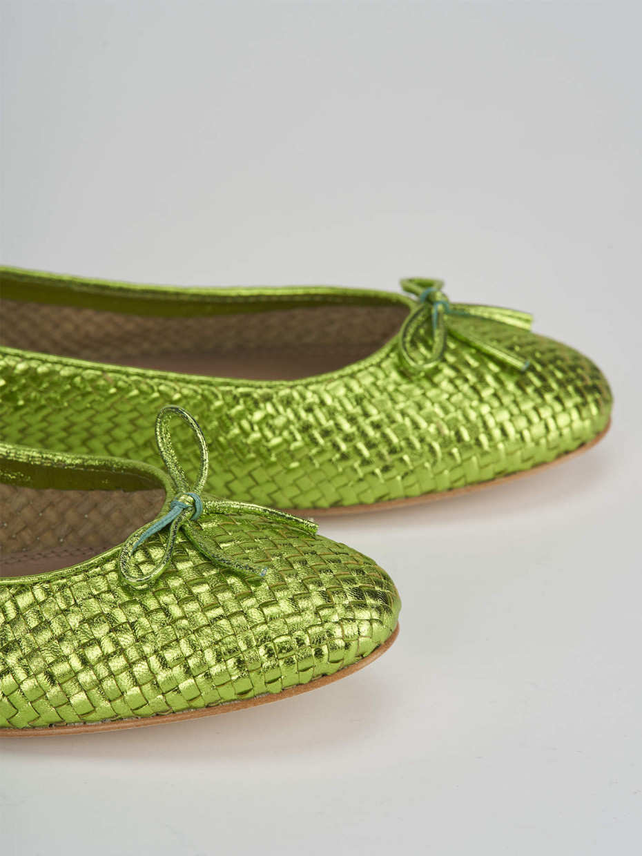 Lime green discount flat shoes