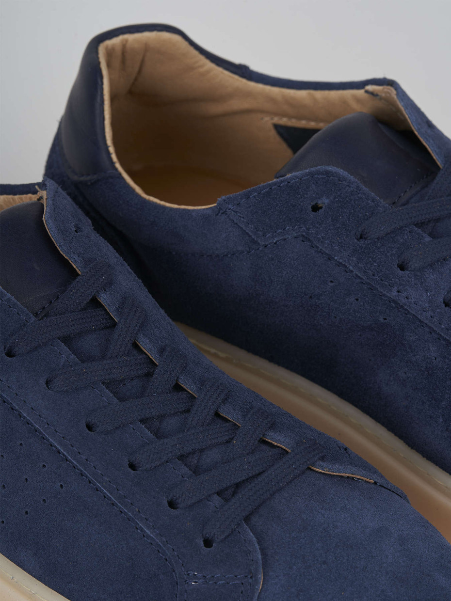 Sneakers blu suede