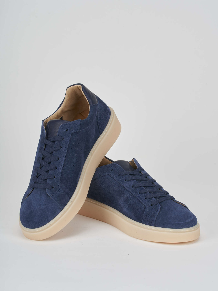 Sneakers blu suede