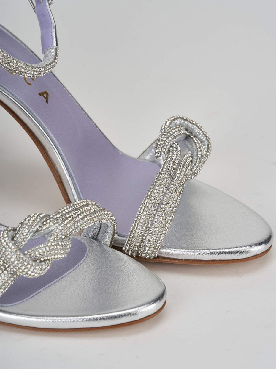 Ladies silver sandals size 9 hot sale