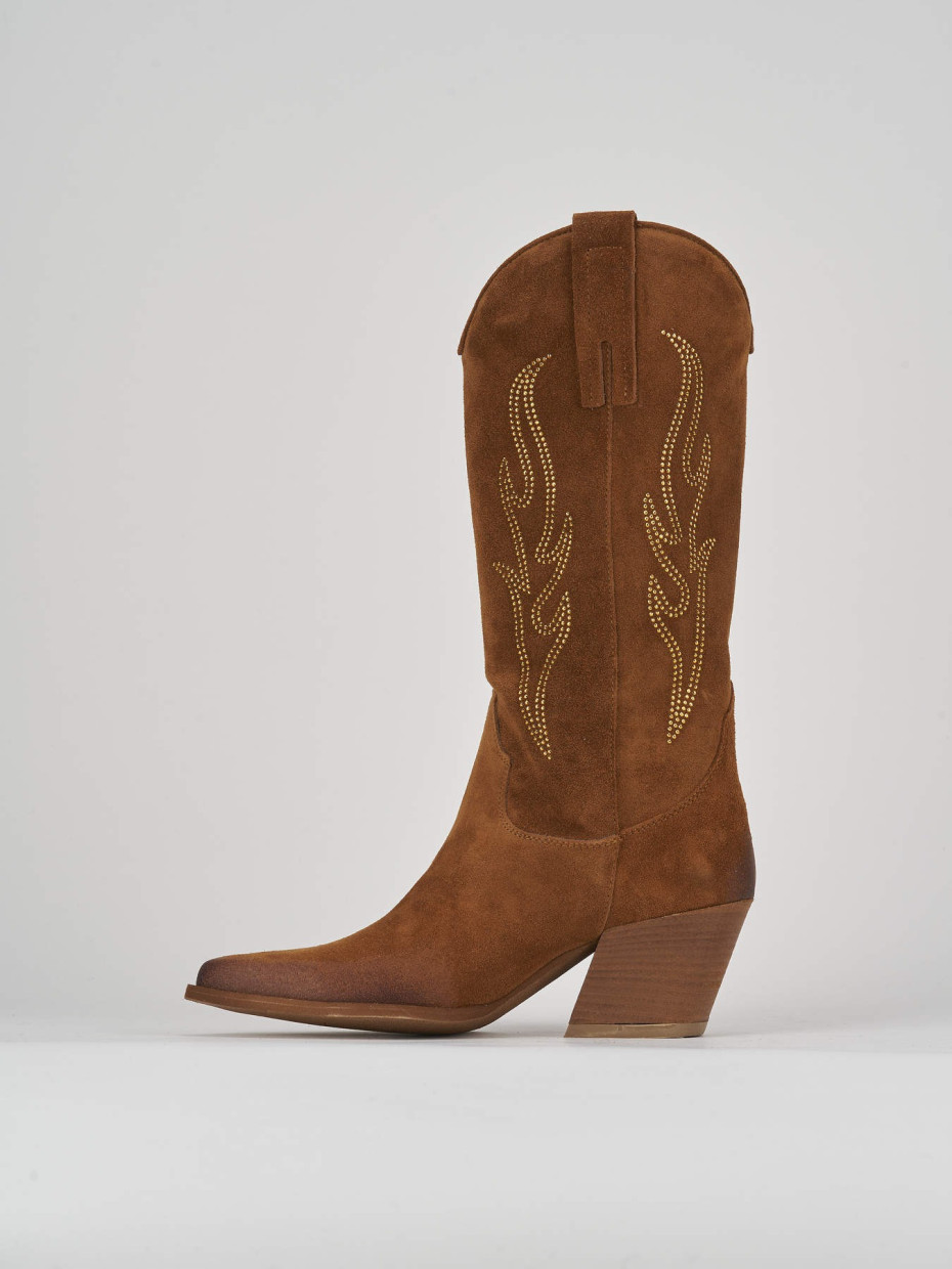 Stivale best sale texano marrone