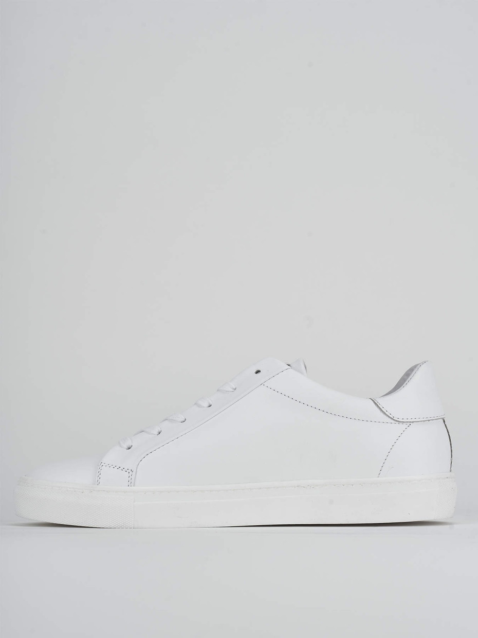 Sneakers pelle bianco