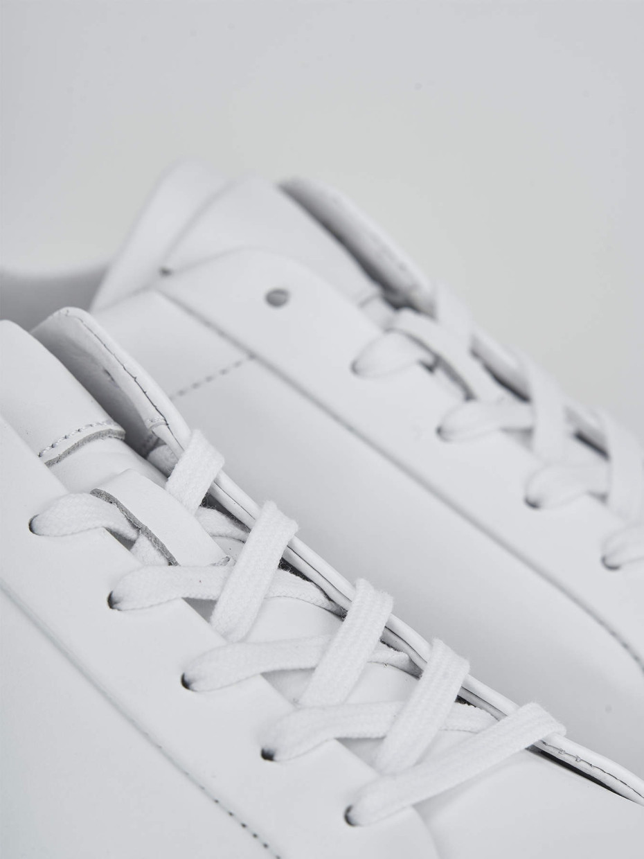 Sneakers pelle bianco