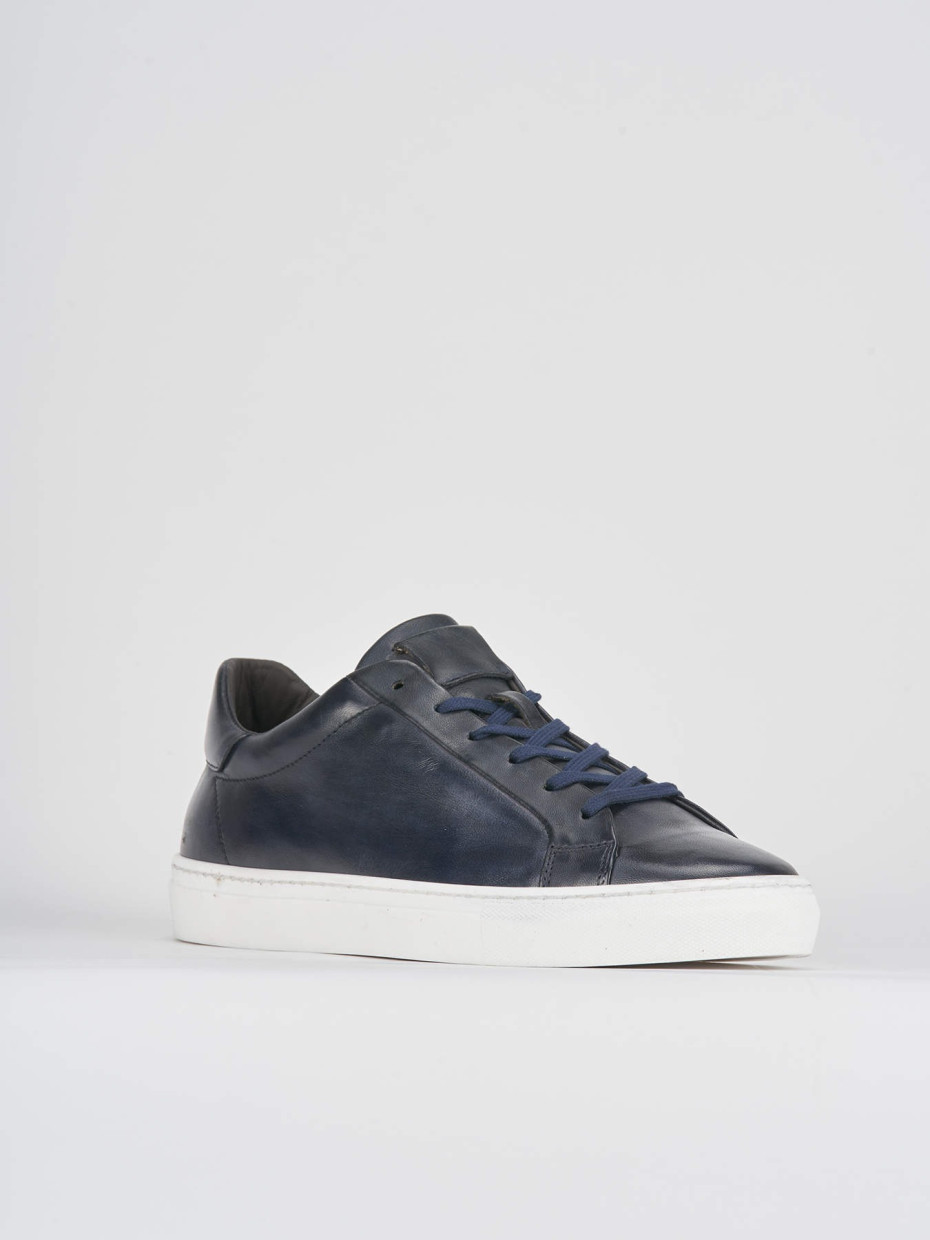 Sneakers blu leather