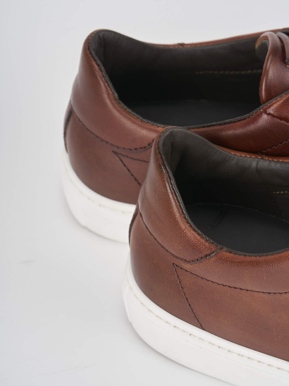 Sneakers pelle marrone