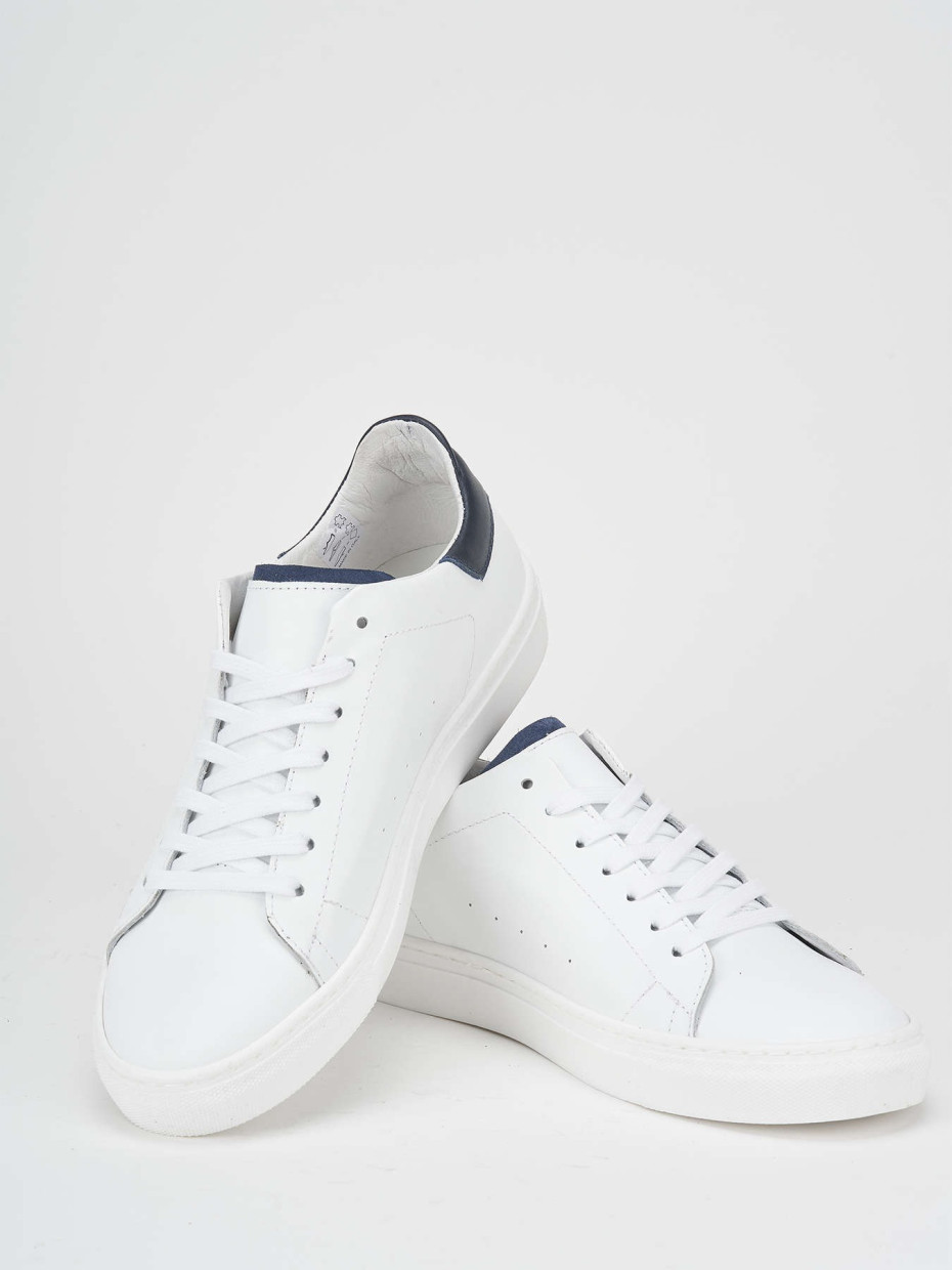 Sneakers bianco pelle