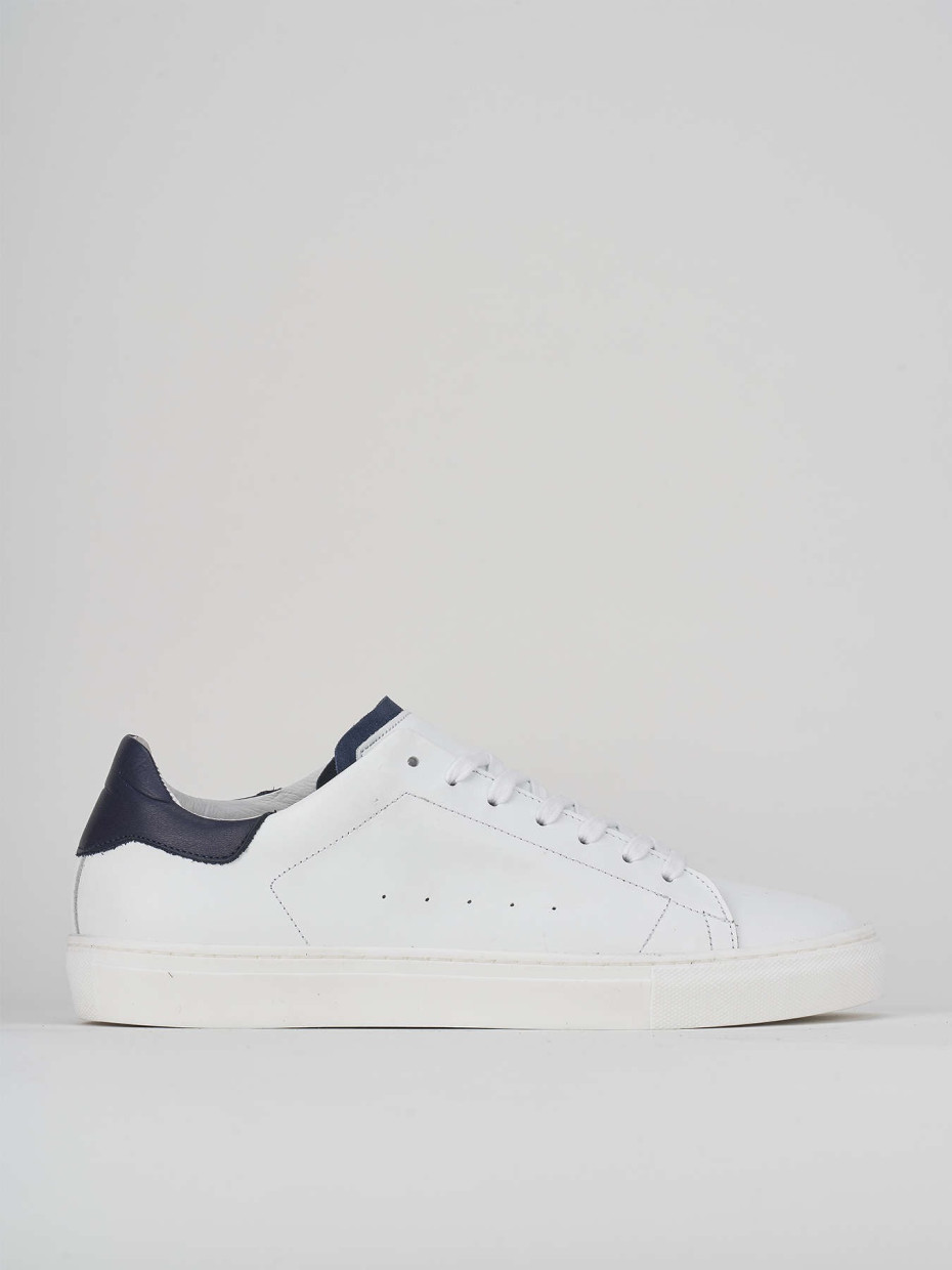 Sneakers bianco pelle