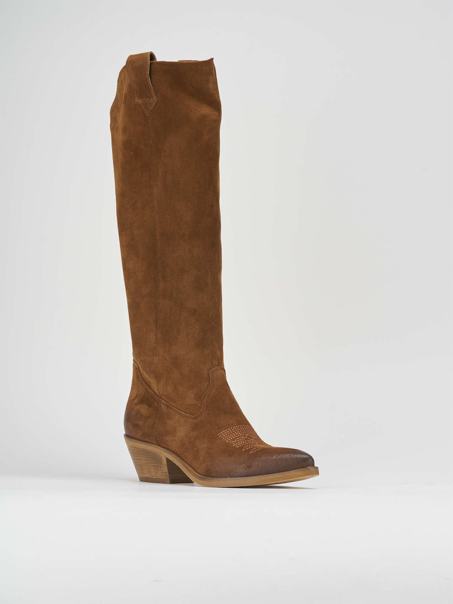 Texano discount basso marrone